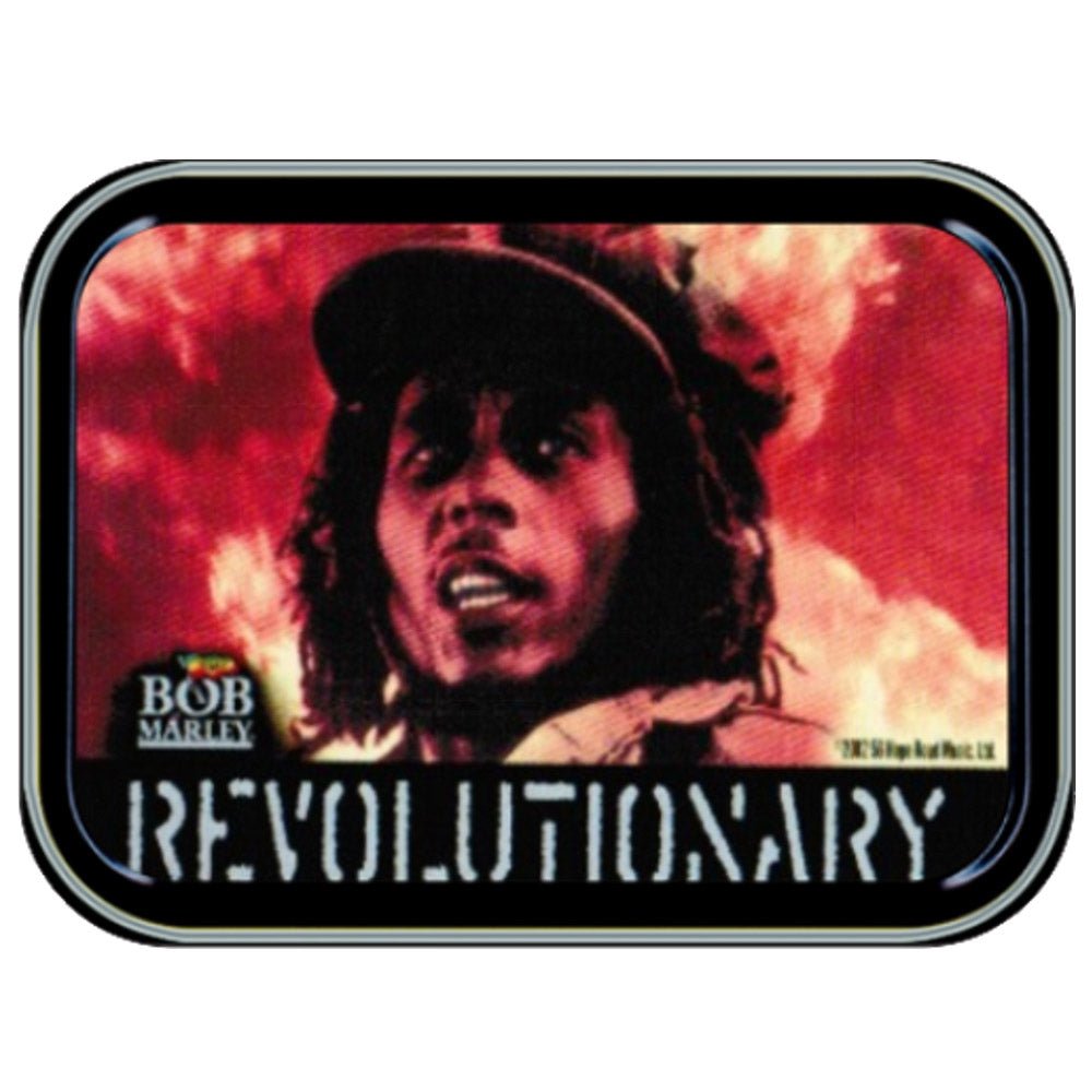 BOB MARLEY ボブマーリー (生誕 80年 ) - Revolutionary Large Stash Tin / スタッシュ缶 / グッズ - PGS